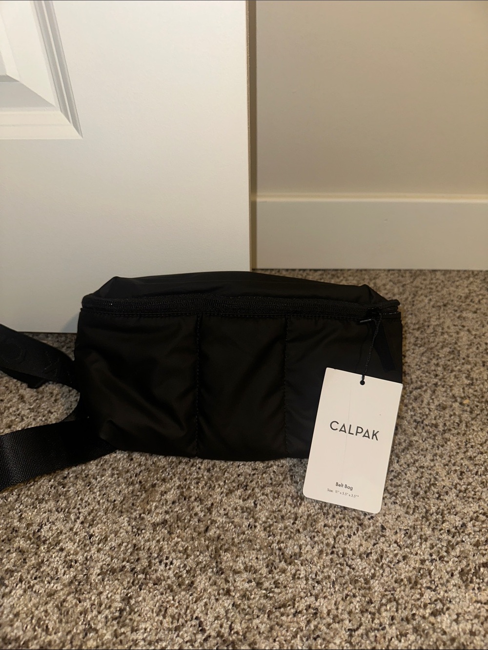 Calpak Black Belt Bag